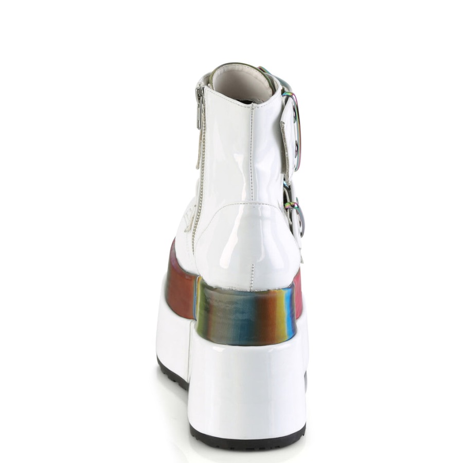 Beer-104 Wit Patent-regenboog Reflecterend Demonia Nederland