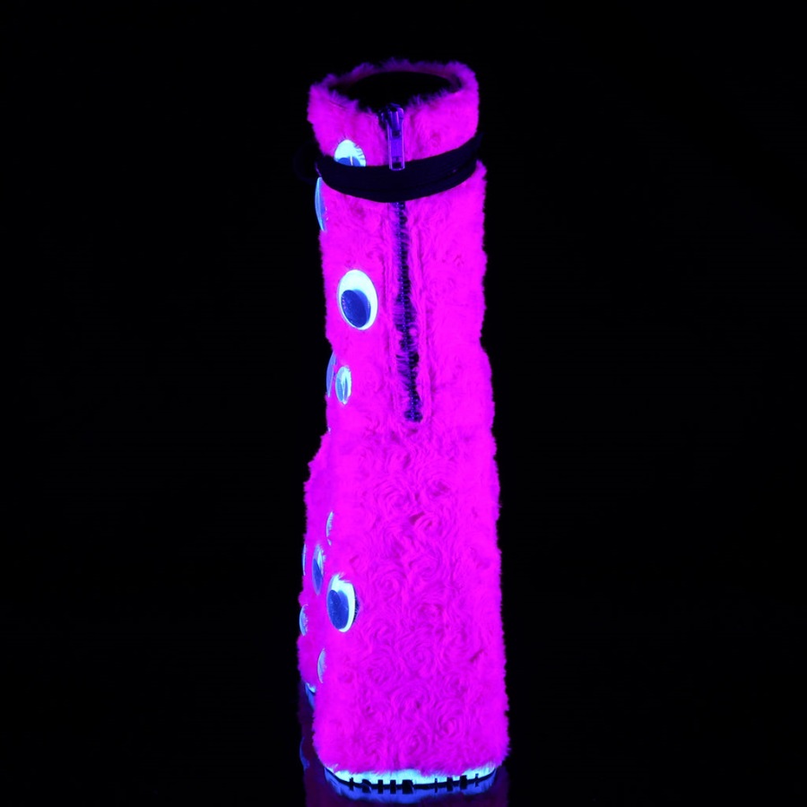 Demonia Nederland Zwarte Kunstleren Sneaker-125