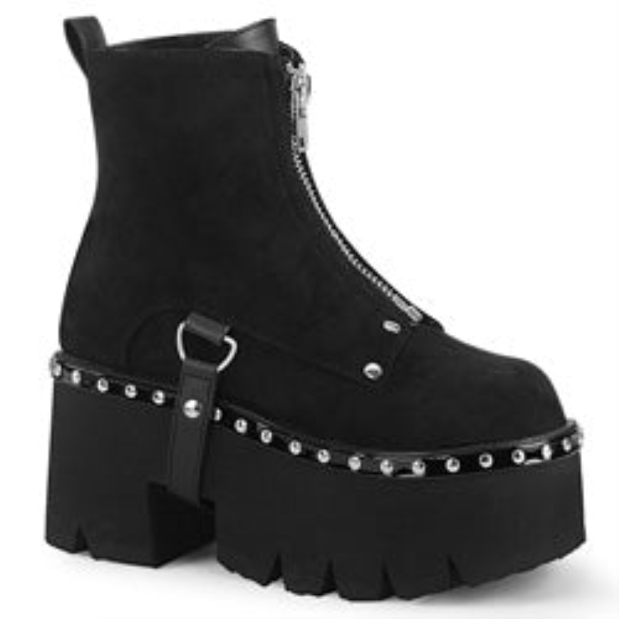 Demonia Nederland Black Patent Dollie-01
