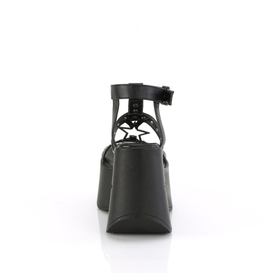 Dynamite-12 Demonia Nederland Zwart Vegan Leer