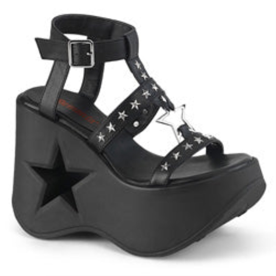 Dynamite-12 Demonia Nederland Zwart Vegan Leer