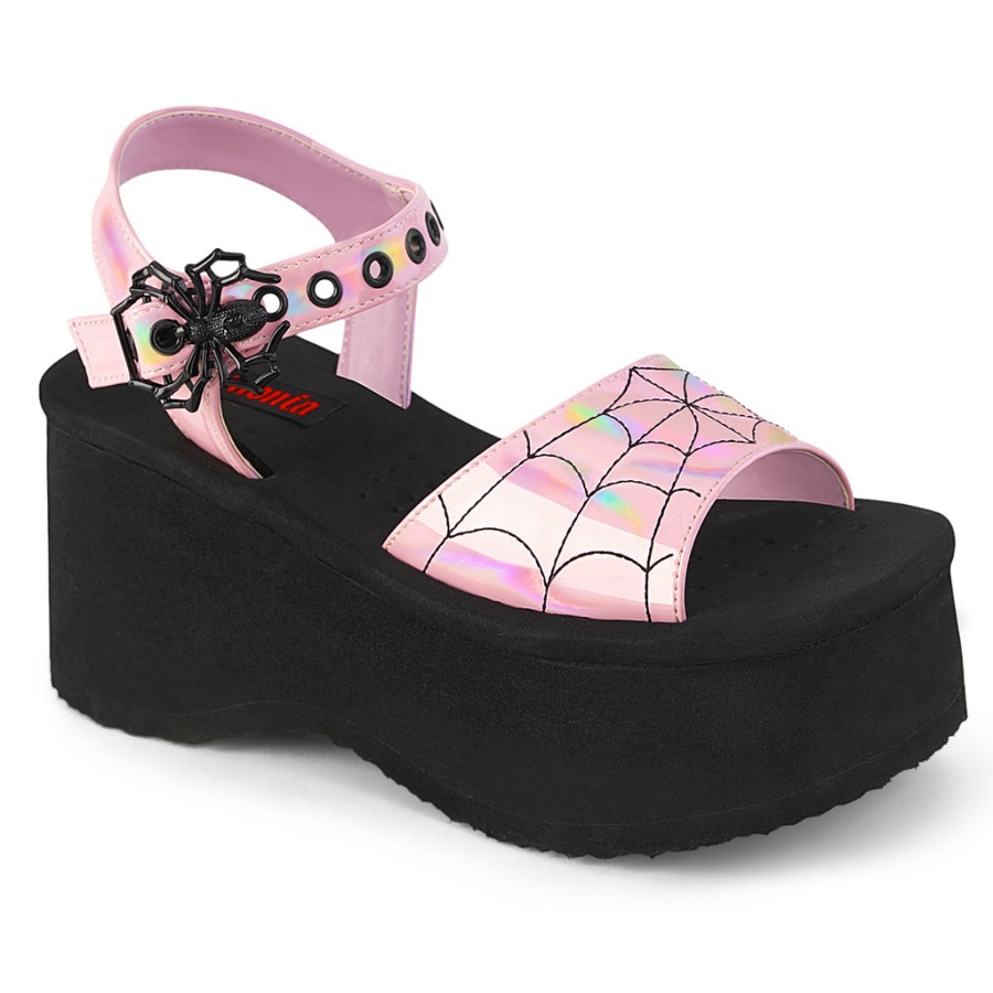 Find-10 Baby Roze Holo Patent Demonia Nederland