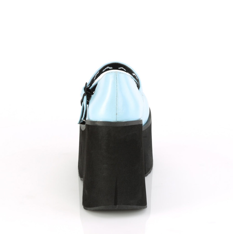 Kera-08 Demonia Nederland Babyblauw Vegan Leer