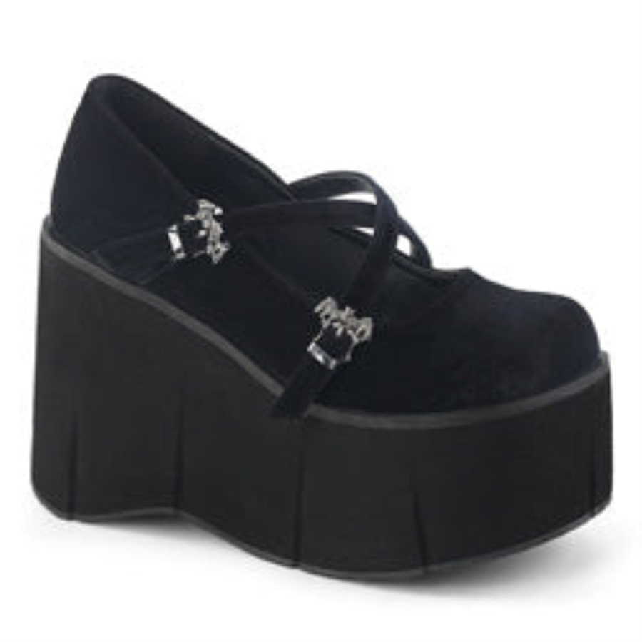 Kera-10 Zwart Fluweel Demonia Nederland