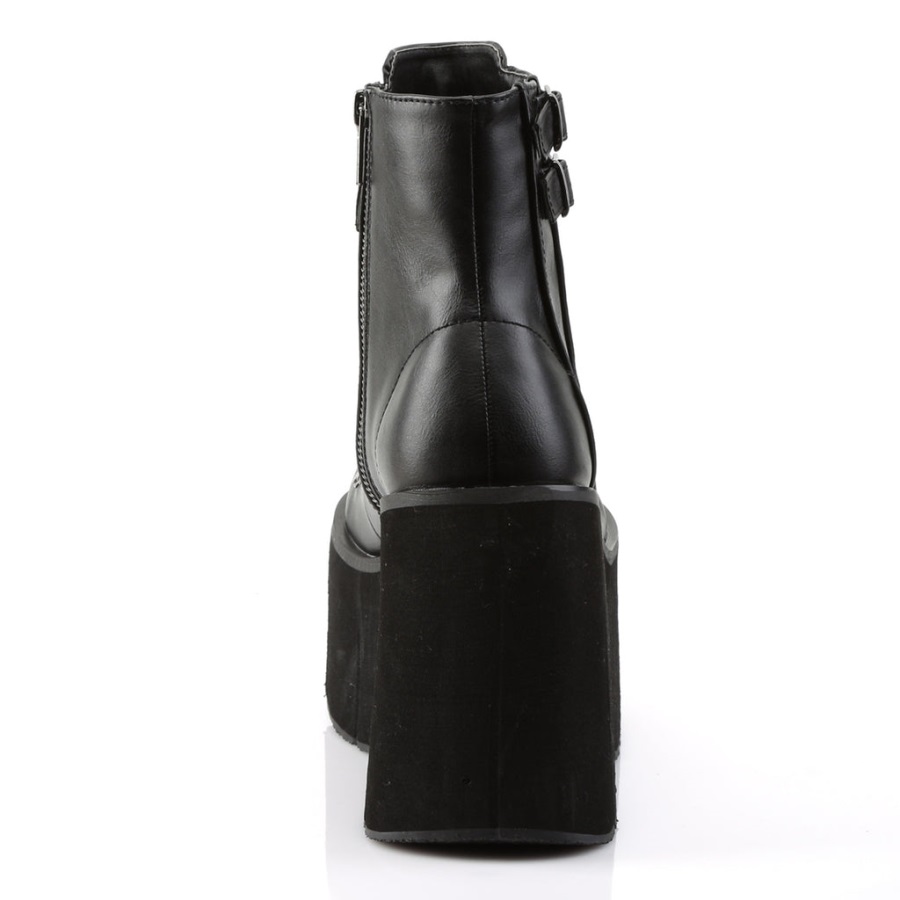 Kera-21 Zwart Vegan Leer Demonia Nederland