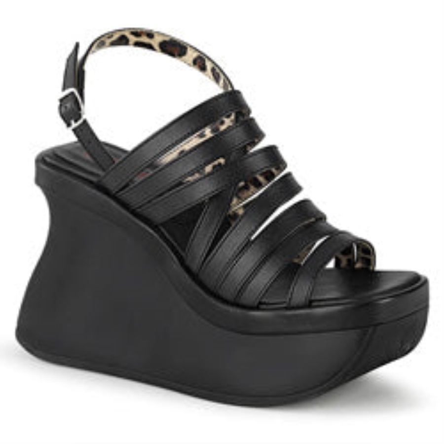 Pace-33 Zwart Vegan Leer Demonia Nederland