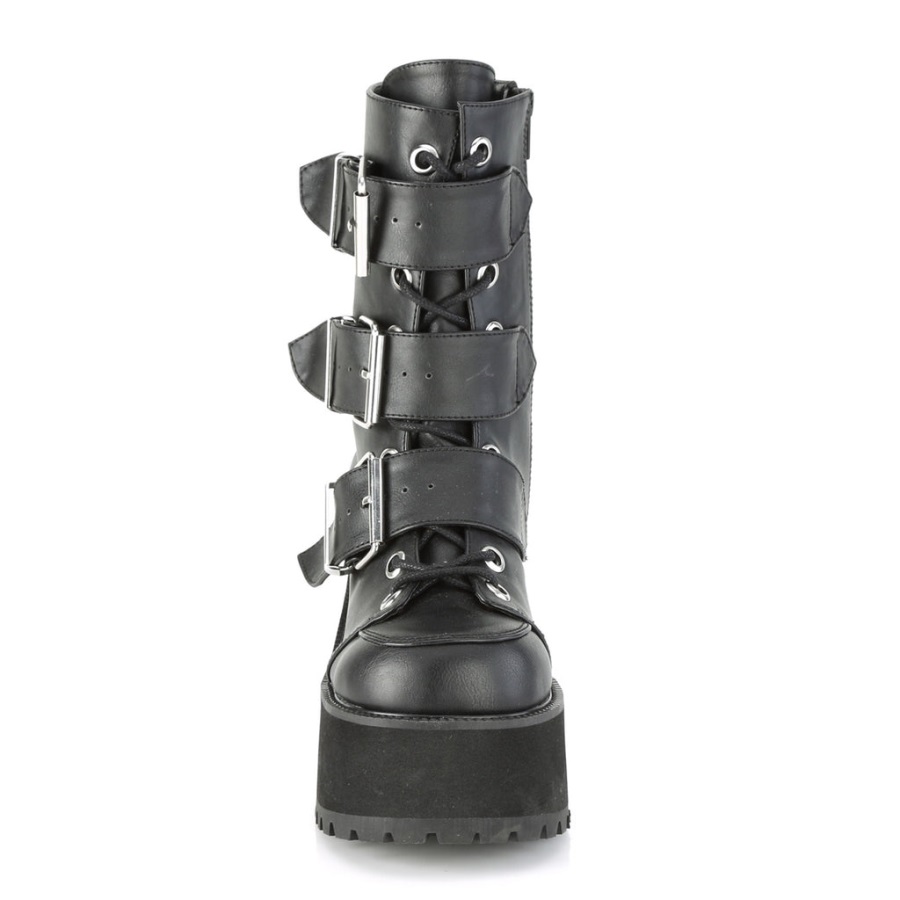 Ranger-308 Zwart Vegan Leer Demonia Nederland