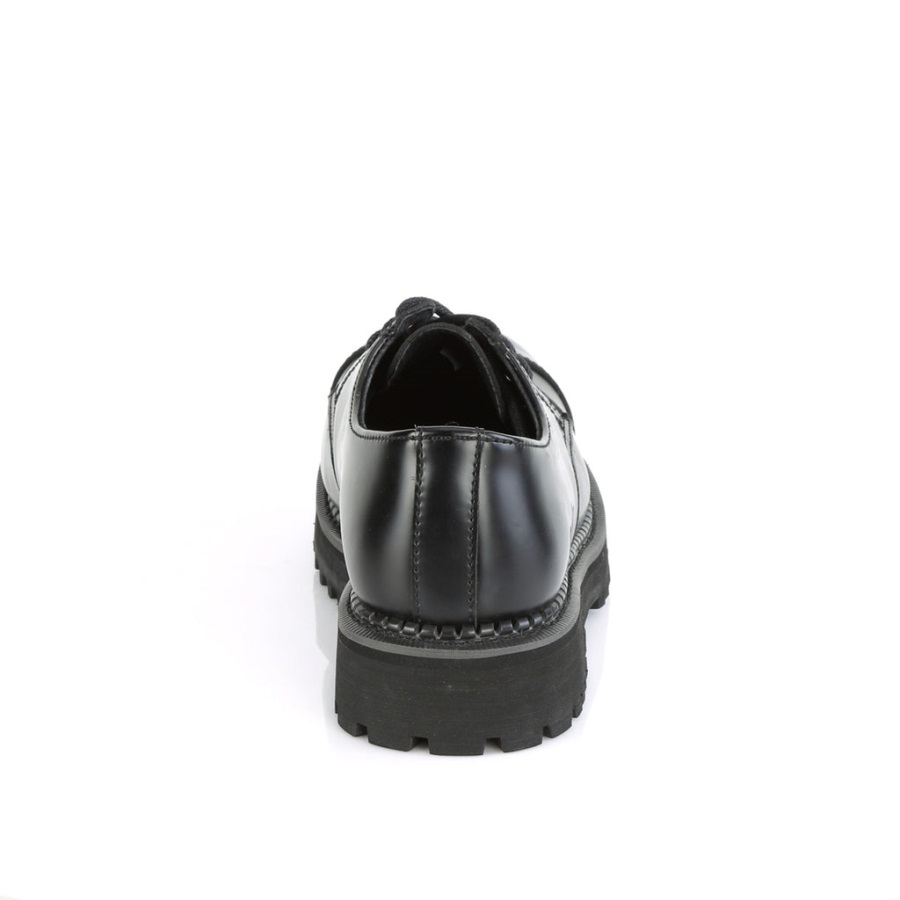 Riot-03 Zwart Leer Demonia Nederland