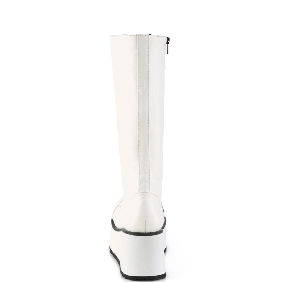 Trashville-502 Wit Vegan Leer Demonia Nederland