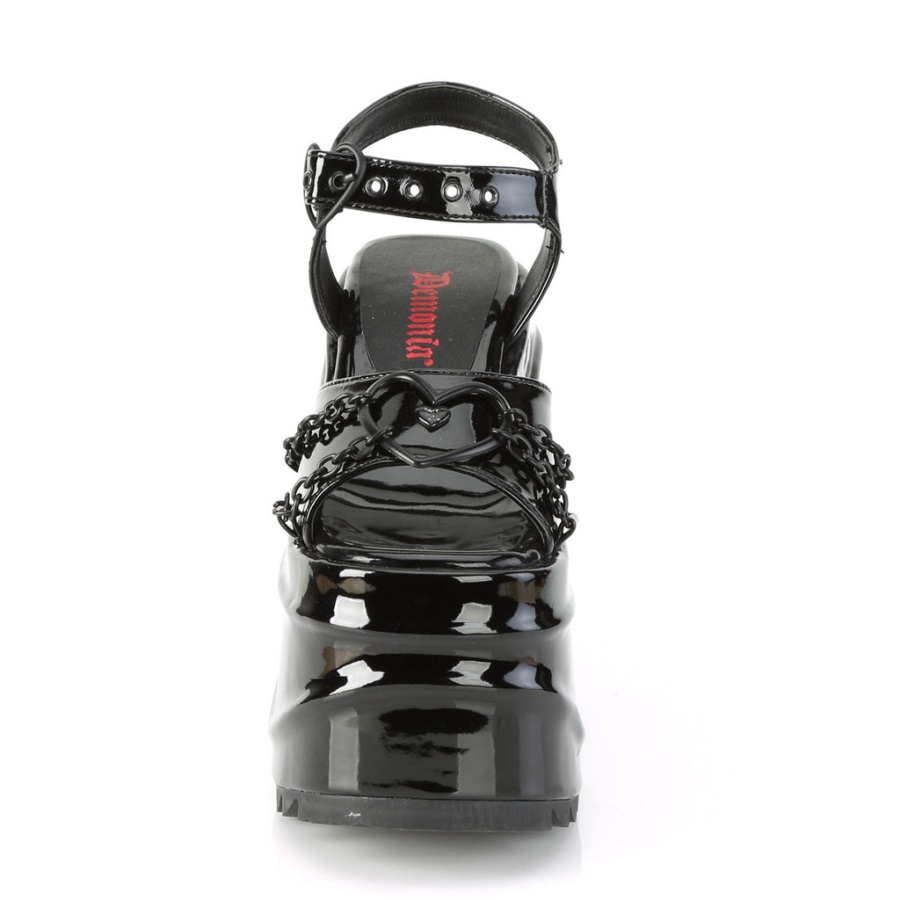 Wave-09 Demonia Nederland Zwart Patent